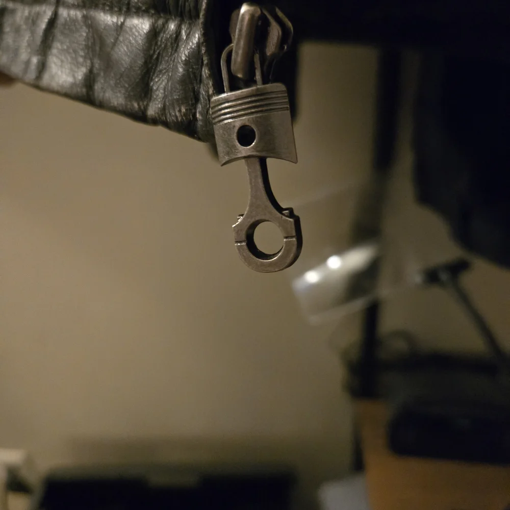 Disney Black Bomber Jacket with Red Accents - Picture 2 of 8